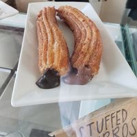 Churros stuffed at Happy Days Cafe in Sherman Oaks