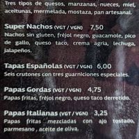 Vegetarian menu page 4 of 6, February 2023 at El Gringo y la Gorda  in Latacunga