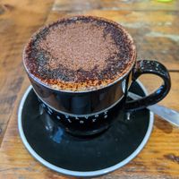 Soy cappuccino  at 2Blondescafe  in Springwood