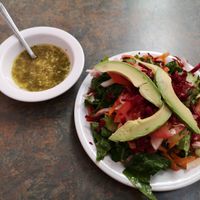 Very nice salad at Soy Salud in Guerrero Negro