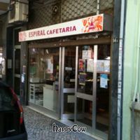 cafeteria at Espiral in Lisbon
