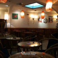 downstairs in restaurant at Espiral in Lisbon