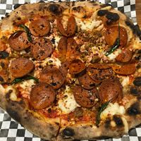 Vegan TNT  at Bare Knuckle Pizza in Oakland