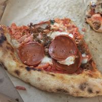 Looked like plastic but Tastes likes real pepperoni.  at Bare Knuckle Pizza in Oakland