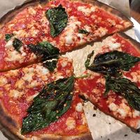 The vegan Margherita .  at Bare Knuckle Pizza in Oakland