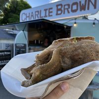 Definitely recommend the savoury option!  at Charlie Brown's Crepes - Food Trailer in Wanaka