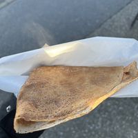 Crepe with hazelnut sauce - the best   at Charlie Brown's Crepes - Food Trailer in Wanaka
