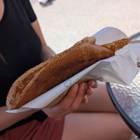 Snickers Crepes at Charlie Brown's Crepes - Food Trailer in Wanaka