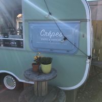Cute food trailer at Charlie Brown's Crepes - Food Trailer in Wanaka