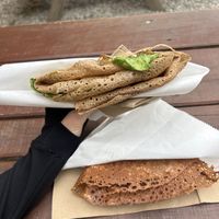   at Charlie Brown's Crepes - Food Trailer in Wanaka