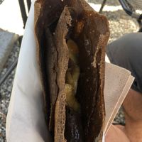 Apple with maple syrup/ Pomme d‘amour at Charlie Brown's Crepes - Food Trailer in Wanaka