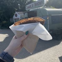 Vegan choc crunch at Charlie Brown's Crepes - Food Trailer in Wanaka