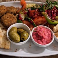 Vegan mezze at Brizola Bar and Grill in Clitheroe