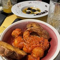 vegan meatballs  at OH Ficomaeco in Brescia