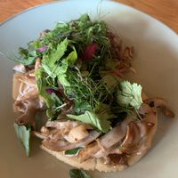 Fresh mushrooms  at Cocina de La Sirena in Lubbock