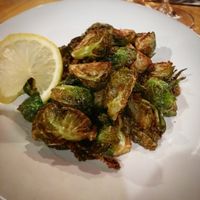 Brussels sprouts, no aioli  at Cocina de La Sirena in Lubbock