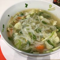 Huge bowl of soup at Pho in Bratislava