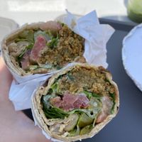 Falafel wrap  at Mama's Bakery & Deli in San Diego