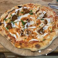 Buffalo pizza at Happy Friday Kitchen  in Oxford