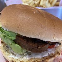Burger at Happy Friday Kitchen  in Oxford
