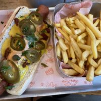 Chilli dog  at Happy Friday Kitchen  in Oxford
