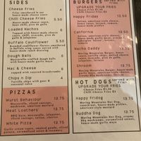 Menu  at Happy Friday Kitchen  in Oxford