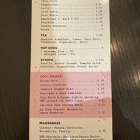 Menu  at Happy Friday Kitchen  in Oxford