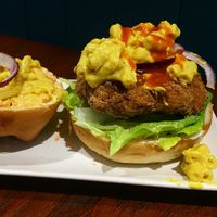 Mac Daddy burger  at Happy Friday Kitchen  in Oxford