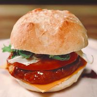 Buffalo burger  at Happy Friday Kitchen  in Oxford