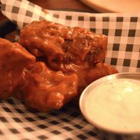 Hot wings at Happy Friday Kitchen  in Oxford