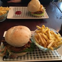 Jackfruit burger  at Happy Friday Kitchen  in Oxford