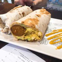 Breakfast burrito at Happy Friday Kitchen  in Oxford