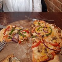 Always forget to take the photo when the food arrives! at Happy Friday Kitchen  in Oxford