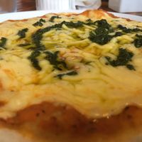 Vegan pizza  at Bean Social in Durham