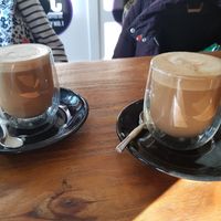 Spiced pumpkin latte 😋😋😋 at Bean Social in Durham