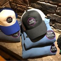 Limited edition merch  at Bean Social in Durham