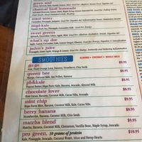 Drinks  at Enlightened Cafe in Ventnor