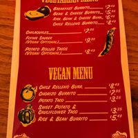 Brunch menu pt 2 at El Burro - Regent Square in Pittsburgh