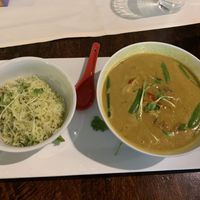 Coconut curry  at Santa Fe Oxygen and Healing Bar Apothecary in Santa Fe