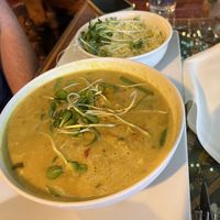 Curry—very good  at Santa Fe Oxygen and Healing Bar Apothecary in Santa Fe