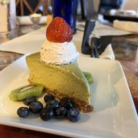 Key lime pie — very yummy  at Santa Fe Oxygen and Healing Bar Apothecary in Santa Fe