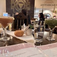Health cocktails!  at Santa Fe Oxygen and Healing Bar Apothecary in Santa Fe
