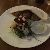 Falafel pita at ViaVia in Yogyakarta