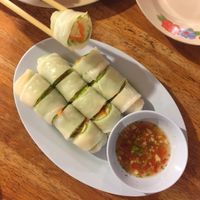 Spring veggie rolls at Ton Ma Yom in Ao Nang
