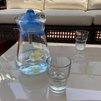 Complementary water at Elaine's in Beijing