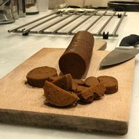 Vegan Sausage at Veganevden in Istanbul