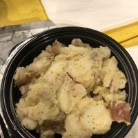 Vegan German potato salad  at Bo Brooks' Lighthouse Liquors in Baltimore