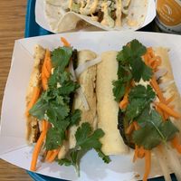Vegan banhmi at Kalbi Taco Shack in St Louis