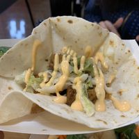 Vegan taco at Kalbi Taco Shack in St Louis