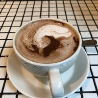 Vegan hot chocolate at POG - Bachelor's Walk in Dublin